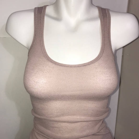 Urban Behaviour Brown Nude Round Neck Soft TankTop - Picture 5 of 8